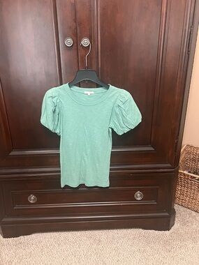 Z Supply Puff-Sleeve Tee - Green